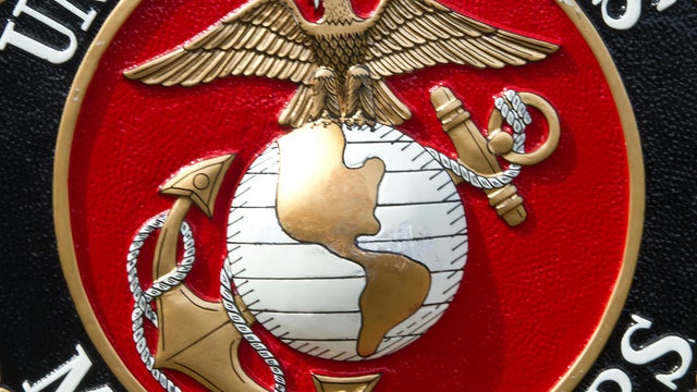 The US Marine Corps logo is seen March 9 