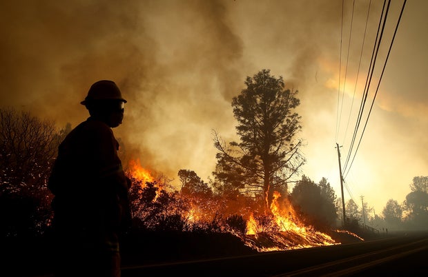 Rapidly-Spreading Wildfire In California's Butte County Prompts Evacuations 