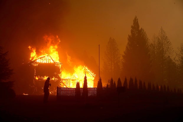 Rapidly-Spreading Wildfire In California's Butte County Prompts Evacuations 