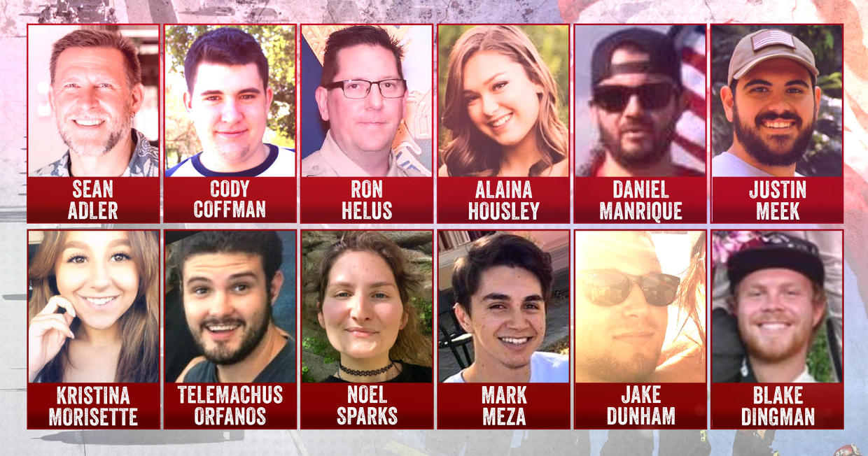 Thousand Oaks victims of the Borderline Bar shooting in California