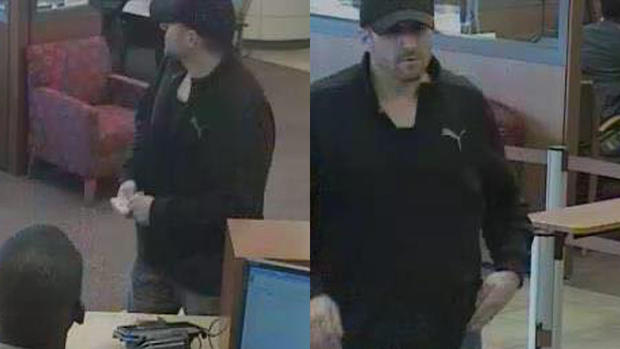 bank robbery suspect in Bedford 