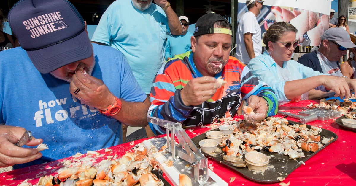 Champion Crowned At Florida Keys Stone Crab Eating Contest CBS Miami