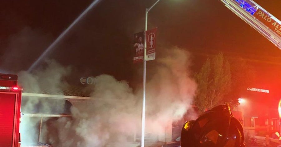 1 Hurt In Fire In Abandoned Palo Alto Restaurant CBS San Francisco