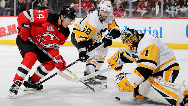 Pittsburgh Penguins v New Jersey Devils 