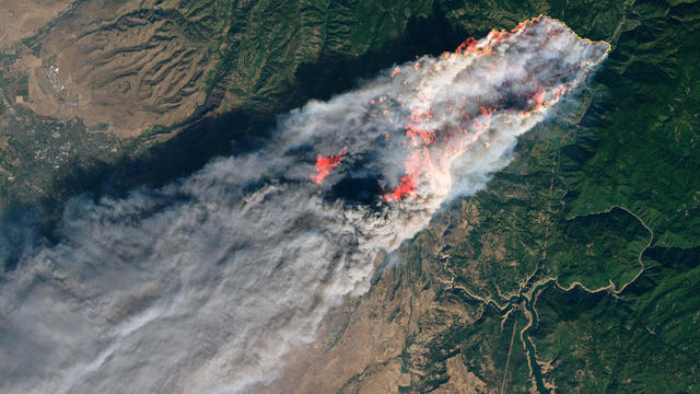 "Camp Fire" — satellite image 