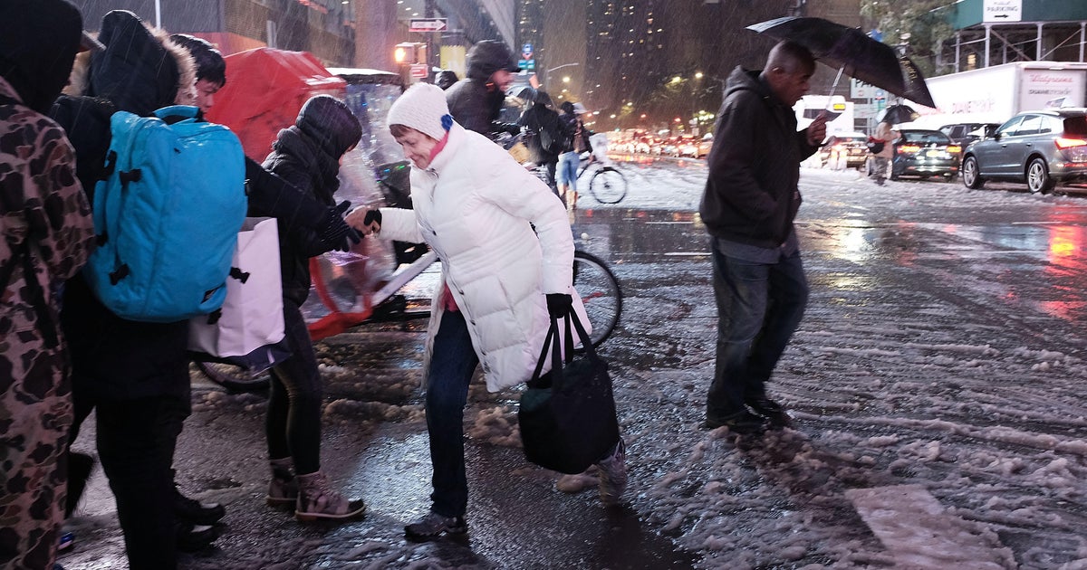 Early taste of winter plunges the Northeast into chaos - CBS News