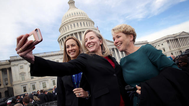 House Representatives-Elect Pose For Group Photo In Front Of U.S. Capitol 