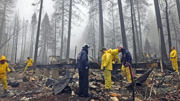 California Wildfires Search for Remains in Paradise 