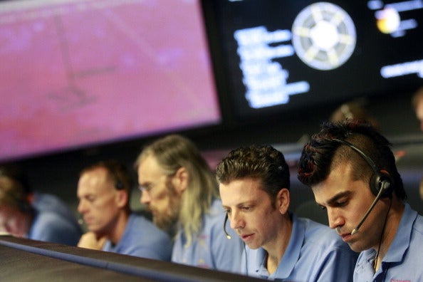 NASA's Jet Propulsion Lab Holds Viewing Of Mars Curiosity Rover Landing 