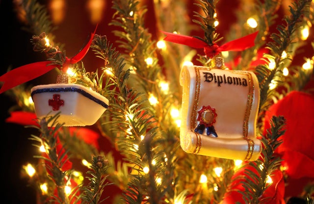 Christmas Press Preview at the White House in Washington 