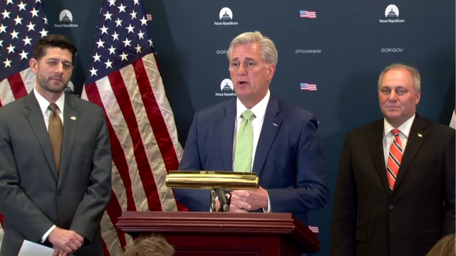 House Speaker Paul Ryan And GOP Leadership Hold News Conference On Capitol Hill 