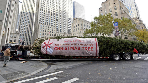 2018 Rockefeller Center Christmas Tree Arrival 