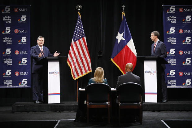 Texas Senate Candidates Ted Cruz And Beto O'Rourke Debate In Dallas 