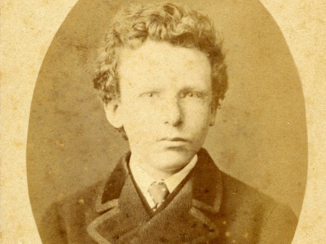 Vincent van Gogh photo most likely of artist's brother Theo, Van Gogh