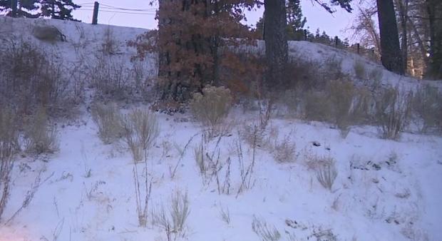 Wrightwood Gets First Snow Of The Season 