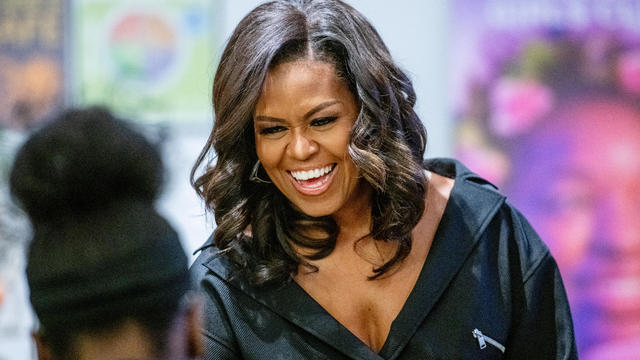 Michelle Obama Promotes Her New Book In New York City 