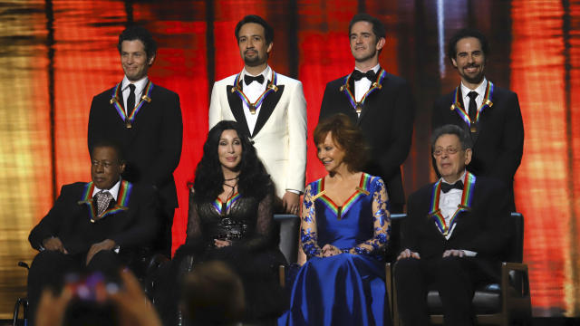 Wayne Shorter,Cher,Reba McEntire,Philip Glass,Thomas Kail,Lin-Manuel Miranda,Andy Blankenbuehler,Alex Lacamoire 