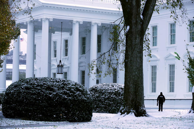 First Snow Fall Of Season Coats Washington, D.C. 