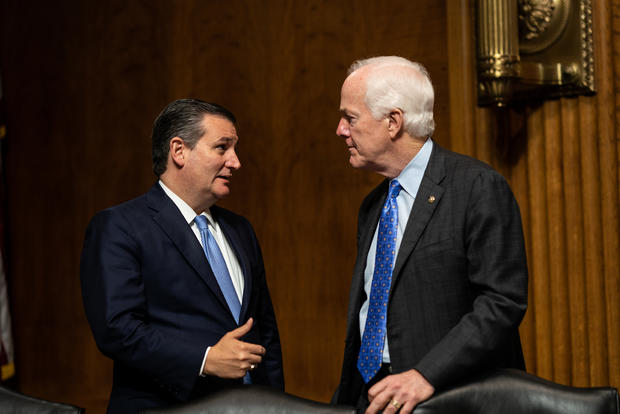 Senators Ted Cruz and John Cornyn 