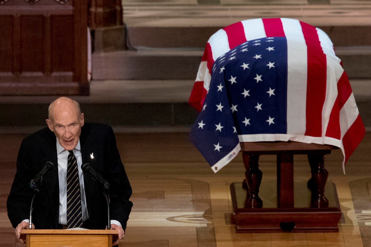 State Funeral Held For George H.W. Bush At The Washington National Cathedral 