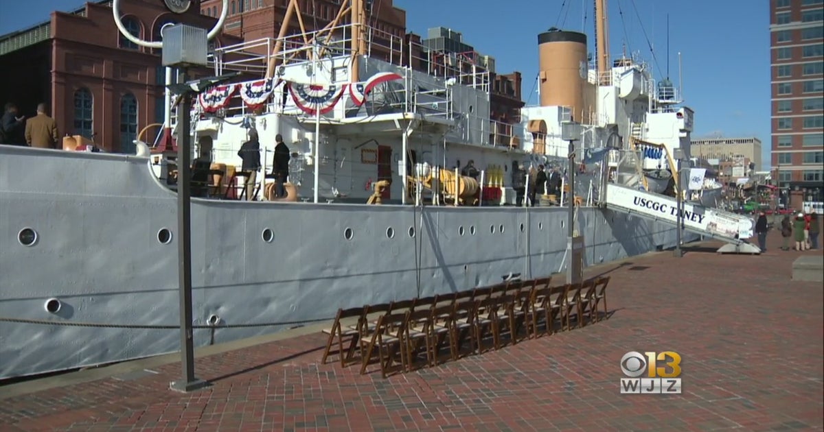 USCGC Taney Reminds Baltimore Of Pearl Harbor 77 Years Later - CBS ...