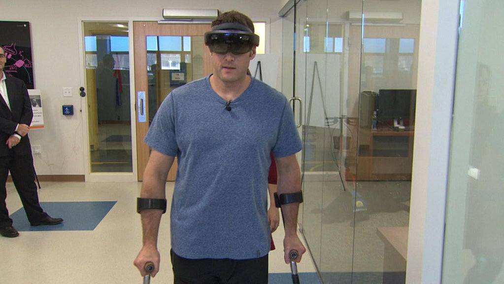 Augmented Reality At Spaulding Works To Help Patients Heal - CBS Boston
