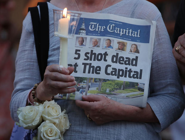 At Least 5 Killed In Shooting At Annapolis Capital-Gazette  Newspaper 