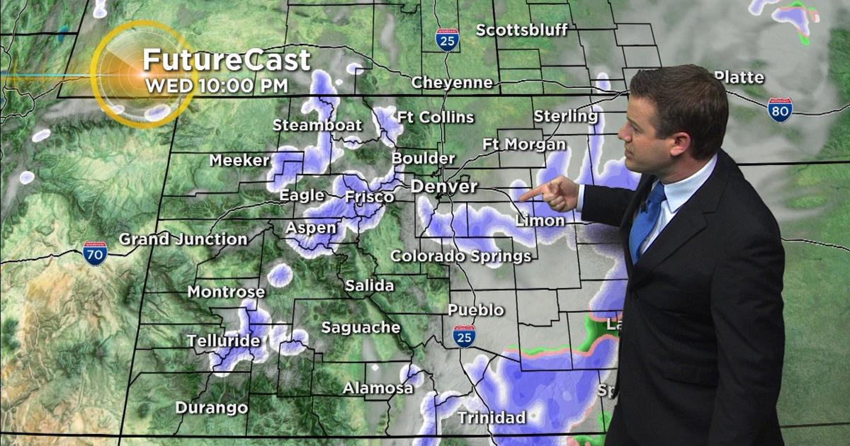 Snow Returns To Colorado Wednesday - CBS Colorado