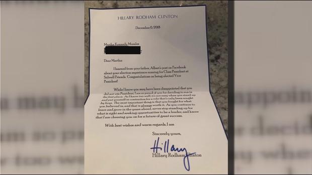 Hillary Letter 