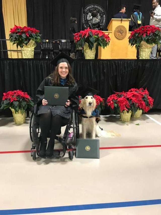 New Jersey Service Dog Receives Honorary Diploma Alongside Owner