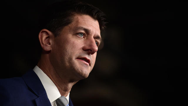 Paul Ryan, GOP House Leaders Brief Media After Conference Meeting 