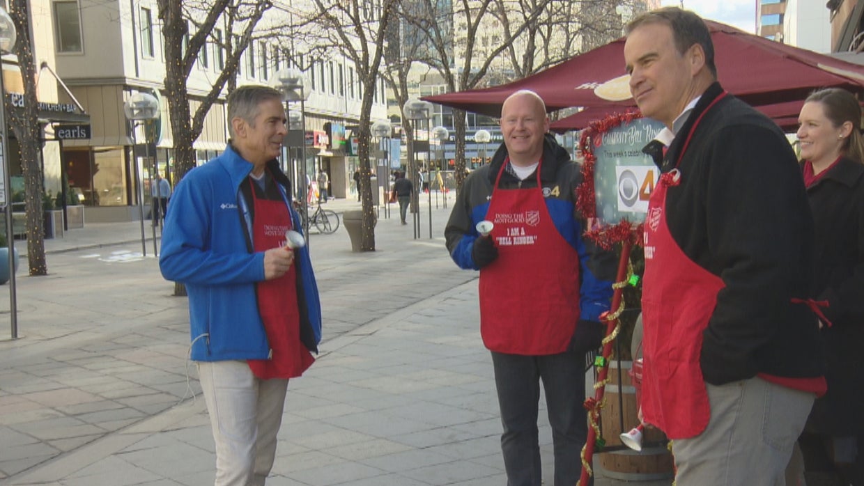 CBS4 Bell Ringing Helps Salvation Army CBS Colorado