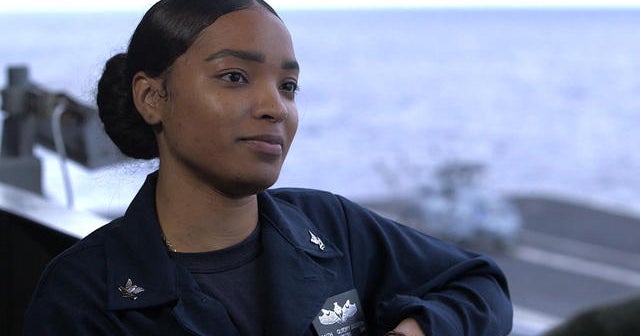 Navy paralegal on staying strong for her young daughter during ...