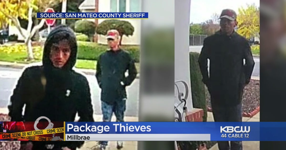 Manhunt For Suspected Package Thieves Caught On Camera - CBS San Francisco