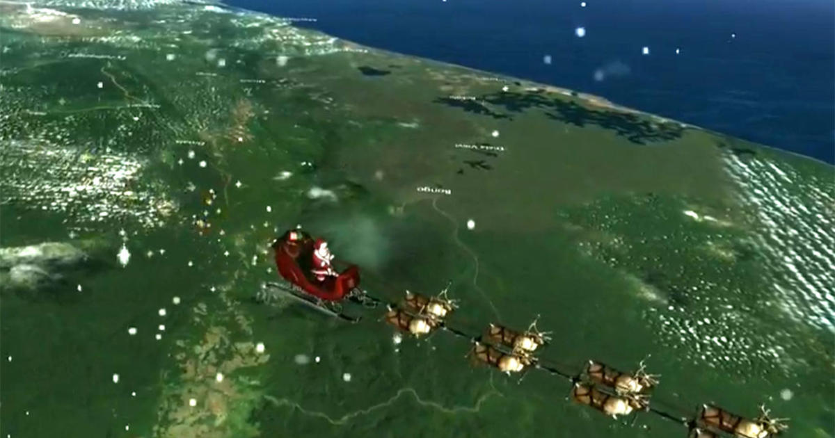 Track Santa As He Delivers Gifts Across The Globe CBS New York