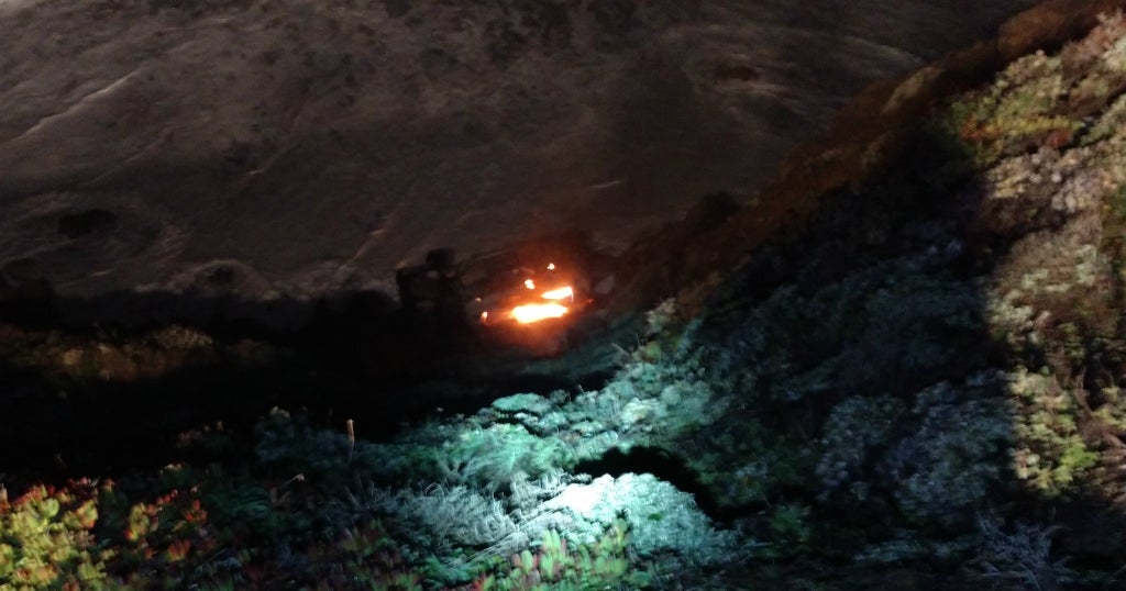 Car Plunges Off Bodega Bay Cliff In Fiery Fatal Crash CBS San Francisco
