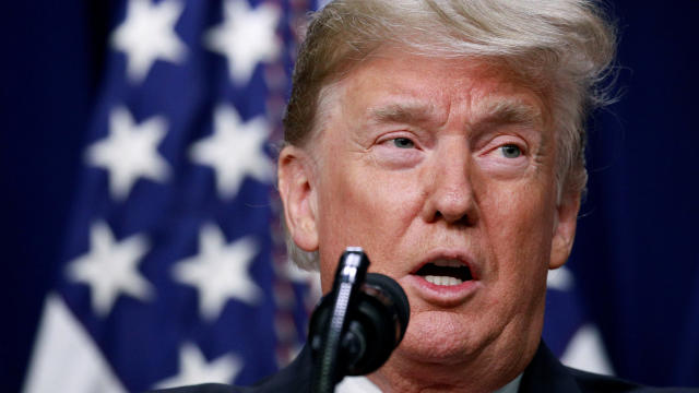 FILE PHOTO: U.S. President Trump speaks at an agriculture bill signing in Washington 