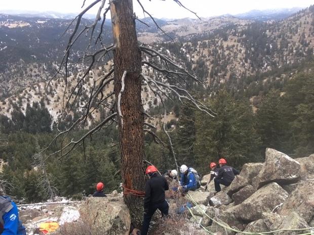 Pinned Hiker Rescue 5 (CREDIT Boulder County SO) 