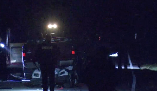 deadly crash between pickup and golf cart