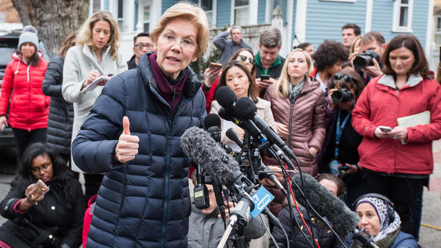 Sen. Elizabeth Warren Announces Possible Run For Presidency 