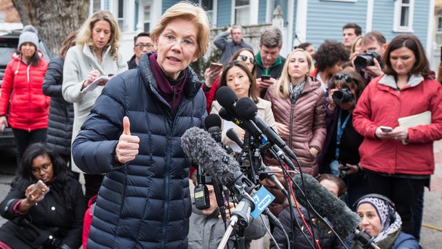 Sen. Elizabeth Warren Announces Possible Run For Presidency 