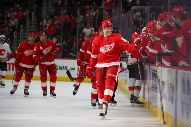 Calgary Flames v Detroit Red Wings 