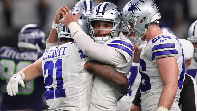 Elliott, Cowboys power past Seahawks for 24-22 wild-card win