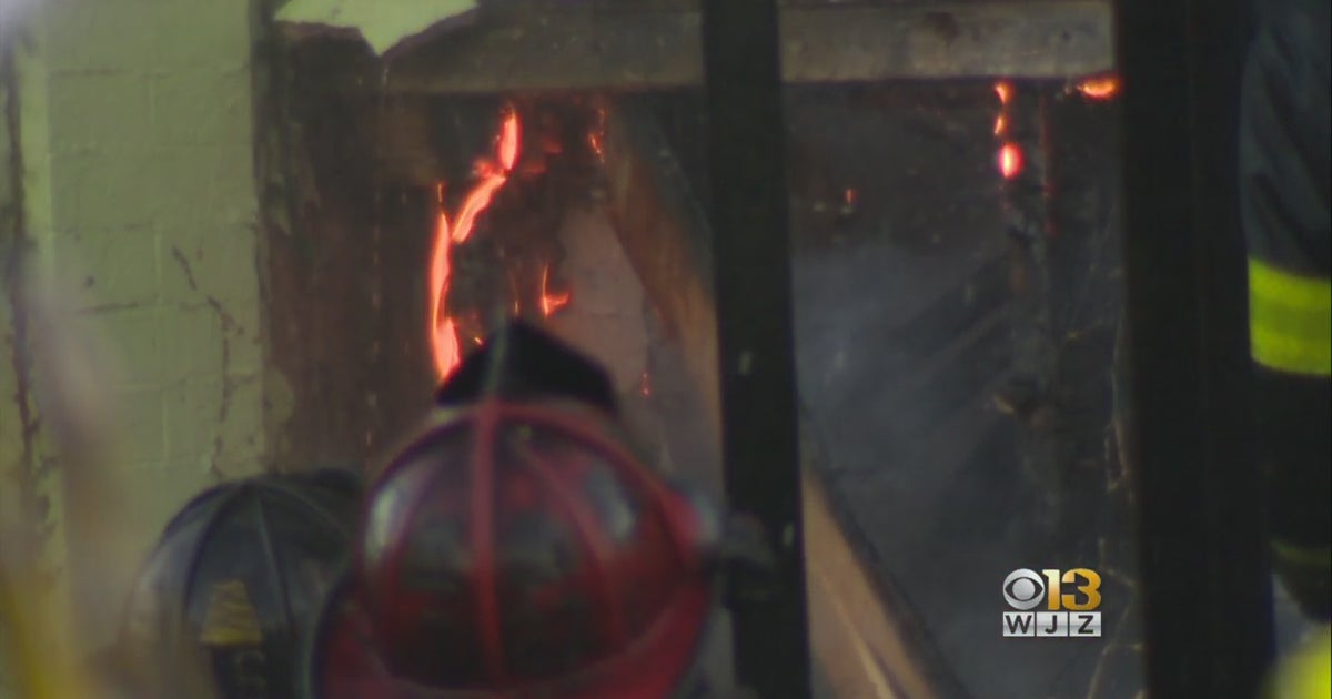 Firefighter Injured In Two-Alarm Fire In Forest Park - CBS Baltimore
