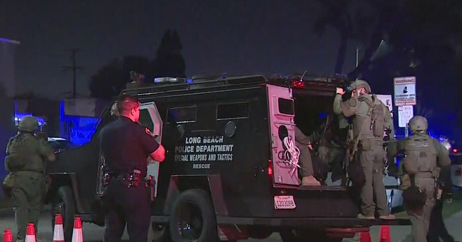 'Dangerous' Suspect Found Barricaded In Long Beach Shed - CBS Los Angeles