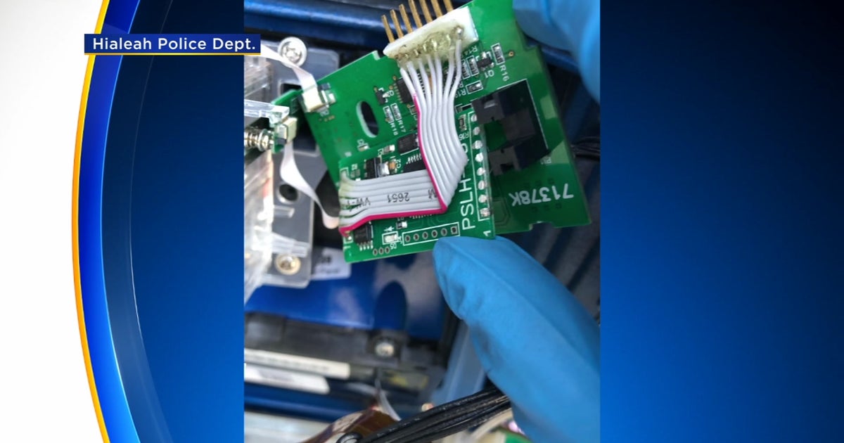 Crackdown On Credit Card Skimmers At South Florida Gas Pumps CBS Miami