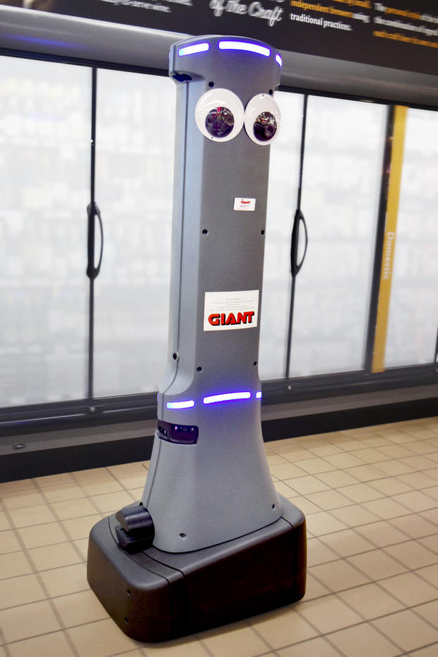 marty grocery store robot 