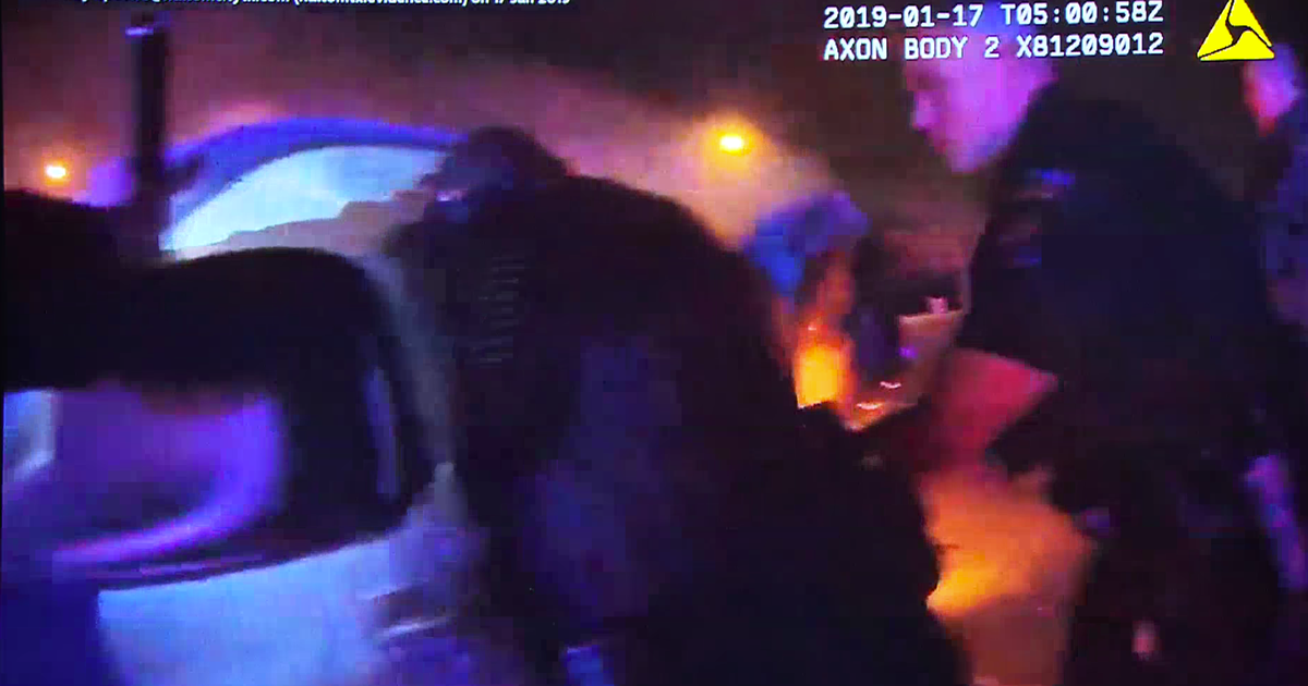 Police Release Body Cam Video Of Driver In Burning Pickup Rescue - CBS ...