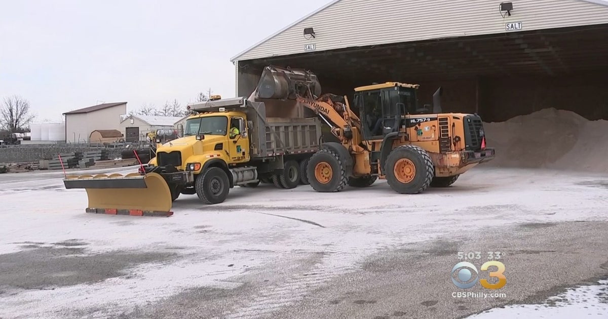 Road Crews Ready For Back-To-Back Winter Storms - CBS Philadelphia