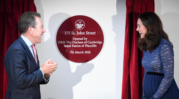 The Duchess Of Cambridge Opens New Place2Be Headquarters 